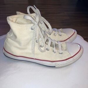 Converse White High-Top Sneakers Classic Canvas Design